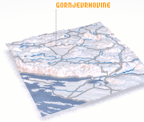 3d view of Gornje Vrhovine