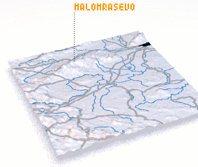 3d view of Malo Mraševo