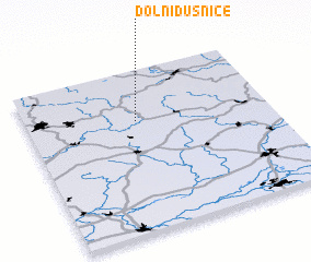 3d view of Dolní Dušnice