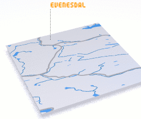 3d view of Evenesdal