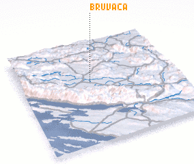 3d view of Bruvača