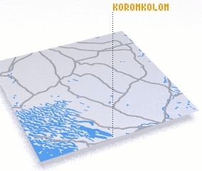 3d view of Korom Kolom