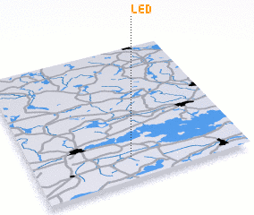 3d view of Led