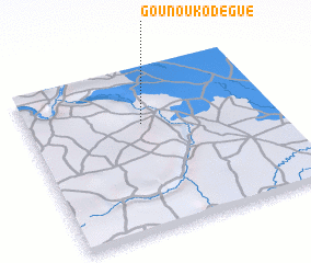 3d view of Gounou Kodégué