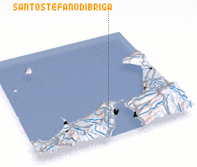 3d view of Santo Stefano di Briga