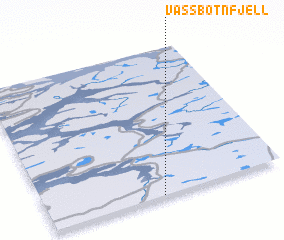 3d view of Vassbotnfjell