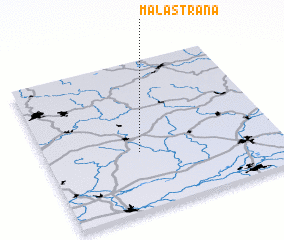 3d view of Malá Strana