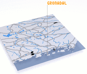 3d view of Grönadal