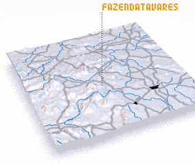 3d view of Fazenda Tavares