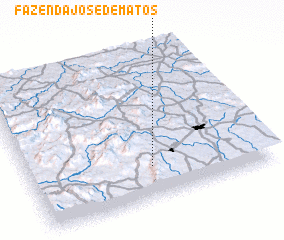 3d view of Fazenda José de Matos