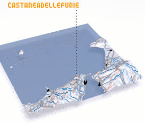 3d view of Castanea delle Furie