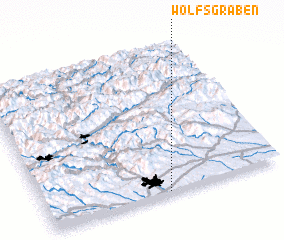 3d view of Wolfsgraben