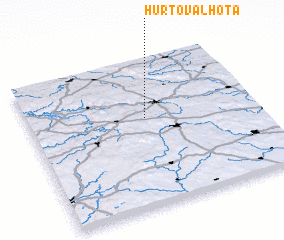 3d view of Hurtova Lhota