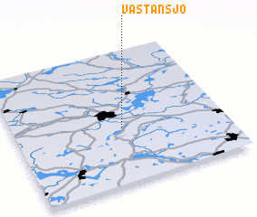 3d view of Västansjö