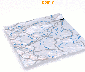 3d view of Pribić