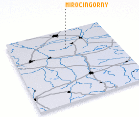 3d view of Mirocin Górny