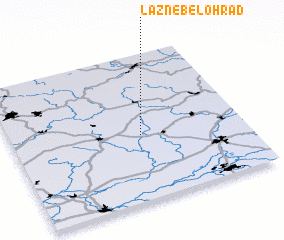 3d view of Lázně Bělohrad