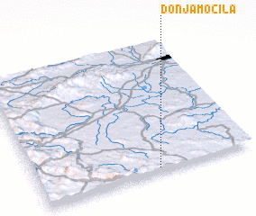 3d view of Donja Močila