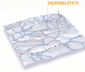 3d view of Fazenda Lutete