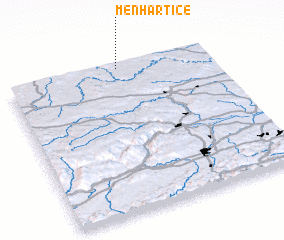 3d view of Menhartice