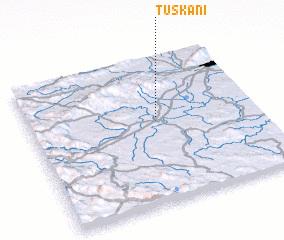 3d view of Tuškani