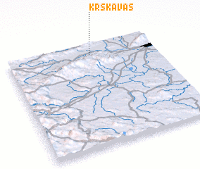 3d view of Krška Vas