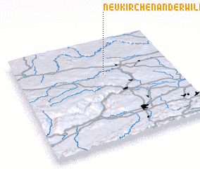 3d view of Neukirchen an der Wild