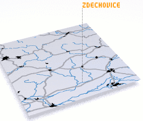 3d view of Zdechovice