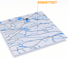 3d view of Öravattnet