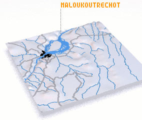 3d view of Maloukou-Tréchot