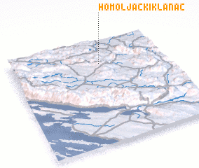 3d view of Homoljački Klanac