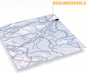 3d view of Kosijersko Selo