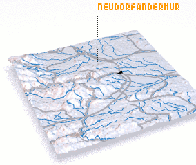 3d view of Neudorf an der Mur