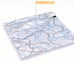 3d view of Podbrežje