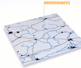 3d view of Horní Nová Ves