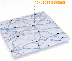 3d view of Pohledští Dvořáci