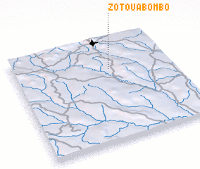 3d view of Zotoua-Bombo