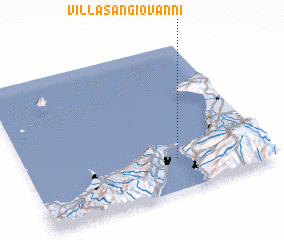 3d view of Villa San Giovanni