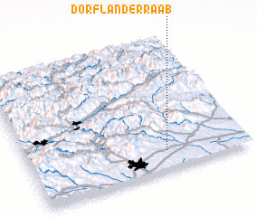 3d view of Dörfl an der Raab