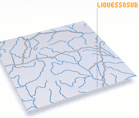 3d view of Liouesso-Sud