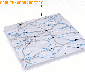 3d view of Kostelec u Heřmanova Městce