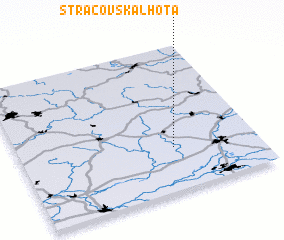 3d view of Stračovská Lhota