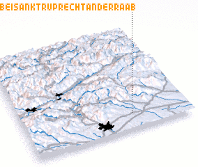 3d view of Arndorf bei Sankt Ruprecht an der Raab