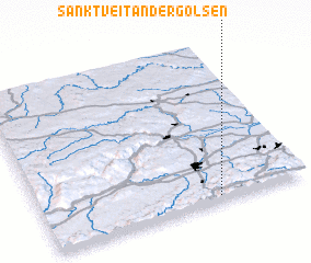 3d view of Sankt Veit an der Gölsen