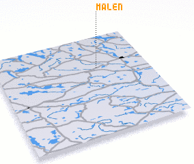 3d view of Målen