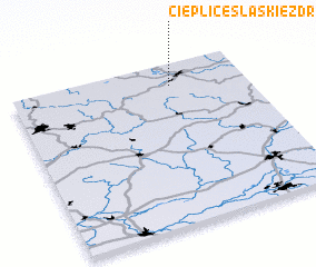 3d view of Cieplice Śląskie Zdrój