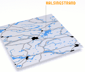 3d view of Hälsingstrand