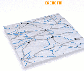 3d view of Čachotín