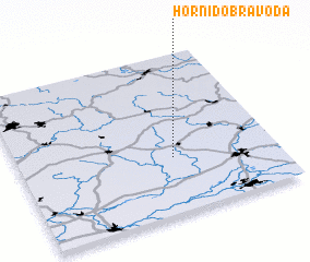 3d view of Horní Dobrá Voda