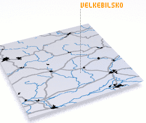 3d view of Velké Bílsko